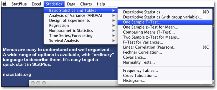 use descriptive statistics in excel for mac